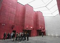 Patio del CCR esta mañana / DÍAZ URIEL