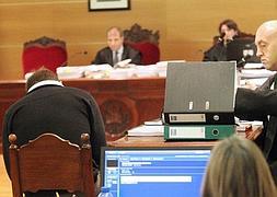 Una de las sesiones del juicio contra Borja, celebrada en la Audiencia Provincial. / JONATHAN HERREROS