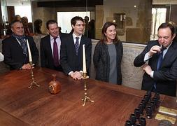 Inauguración, con autoridades, esta mañana / DÍAZ URIEL