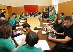 Mesa sectorial de Educación, en octubre / JUSTO RODRÍGUEZ