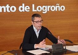 El concejal de Desarrollo Urbano de Logroño, Pedro Sáez Rojo