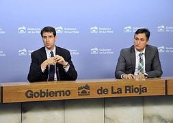 Capellán y Pérez Pastor, durante la explicación de las inversiones