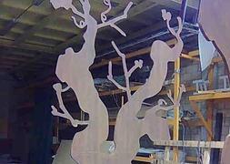 Foto de las esculturas publicada en exclusiva por Diario LA RIOJA.