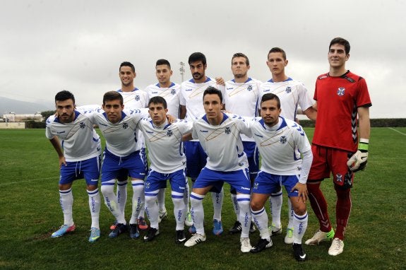 Plantilla del filial del CD Tenerife, que acabó cuarto en la Tercera canaria.