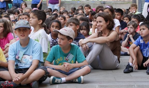 Gincana infantil en la Oca