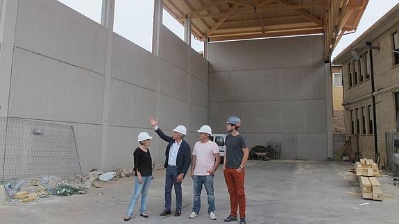 El consejero durante la visita de este miércoles