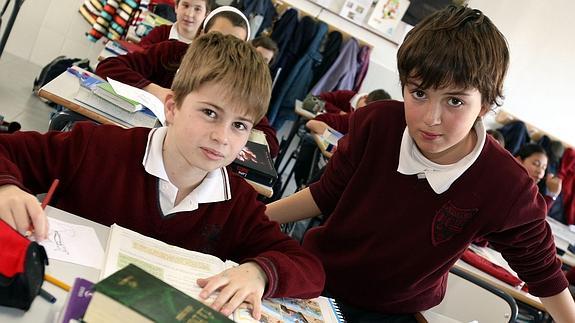 Dos estudiantes de un colegio de Logroño