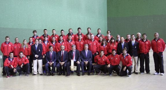 La selección española de pelota, lista para México