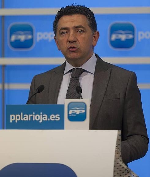 El secretario general del PP de La Rioja, Carlos Cuevas. 