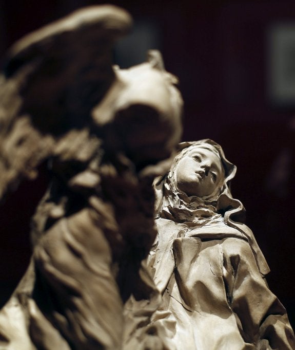 'El éxtasis de Santa Teresa' (1647), una de las piezas estelares de la muestra de Bernini en el Prado. 