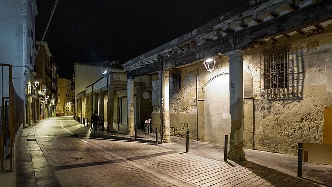 Imagen nocturna de Logroño