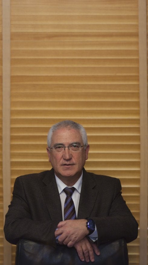 El consejero de Educación, Cultura y Turismo, Abel Bayo, en su despacho.  