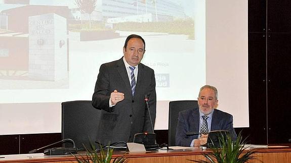 Pedro Sanz junto a José Ignacio Nieto.