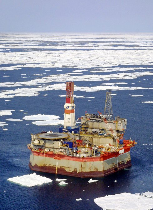 Una plataforma petrolífera en el este de Rusia. 