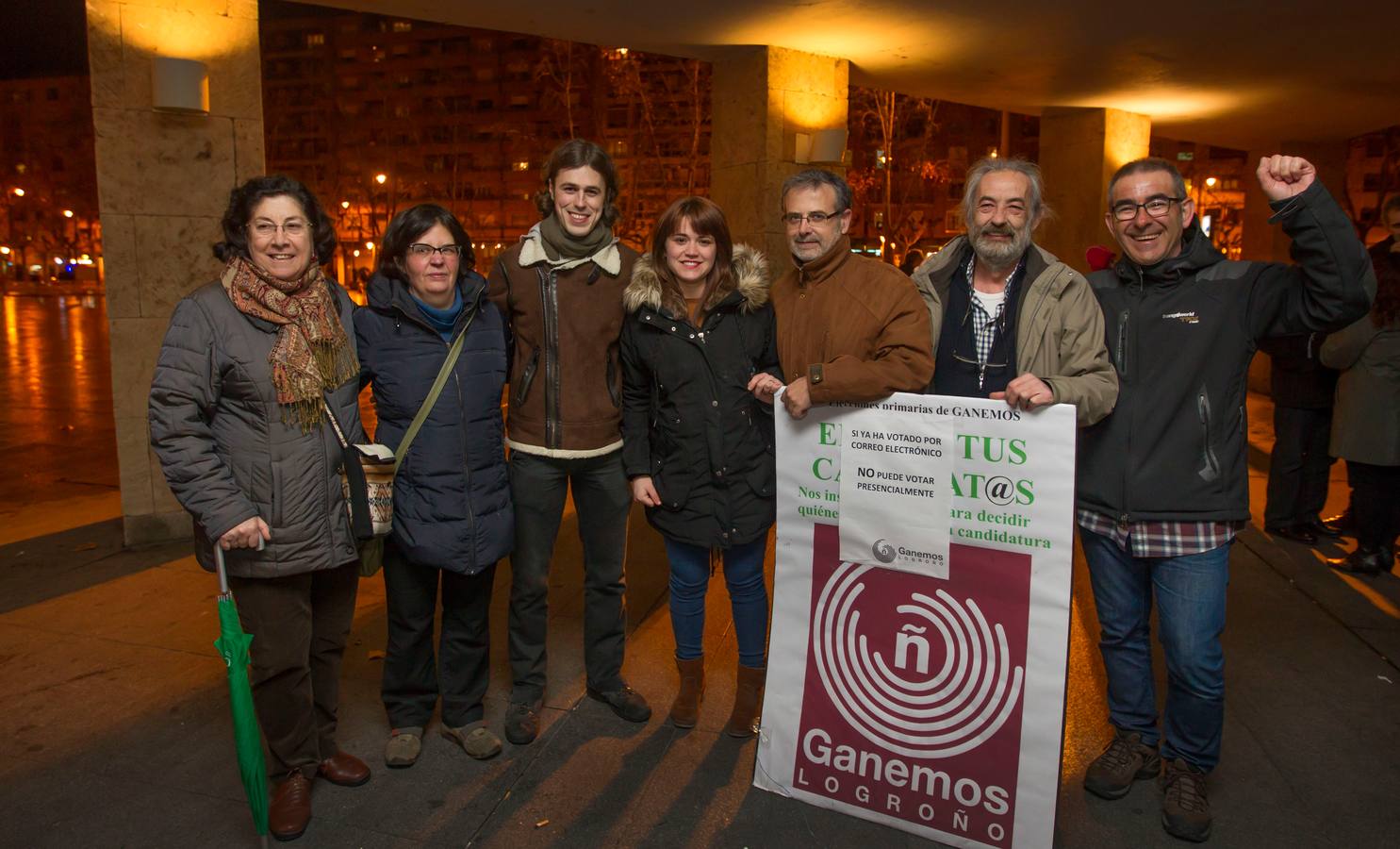 Podemos se integra finalmente en la candidatura municipal de Ganemos Logroño