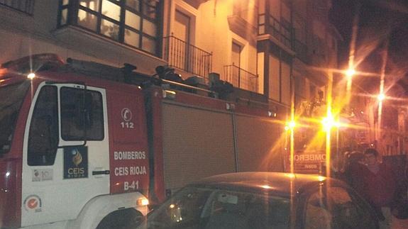 Conato de incendio en un cuarto de la calle San Antón de Alfaro