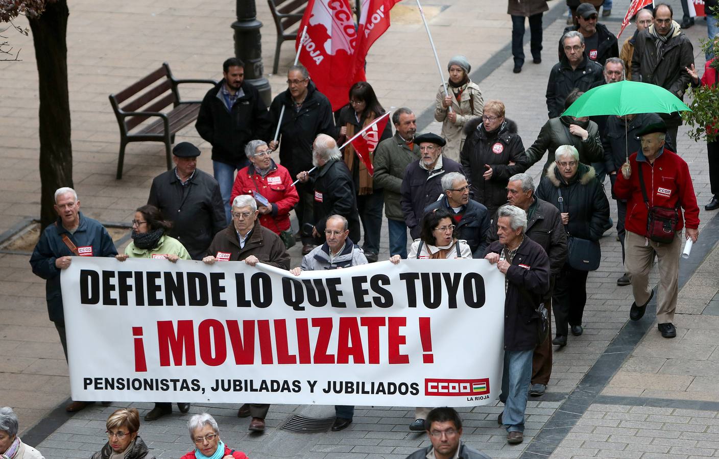 Manifestación en Logroño. 