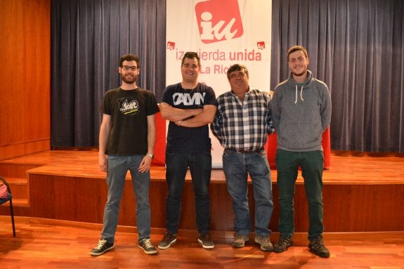 Juventud en la lista de IU en Berceo