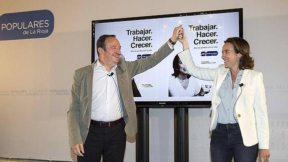 Pedro Sanz y Cuca Gamarra. 