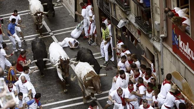 Dado de alta el joven alfareño herido en el encierro de ayer