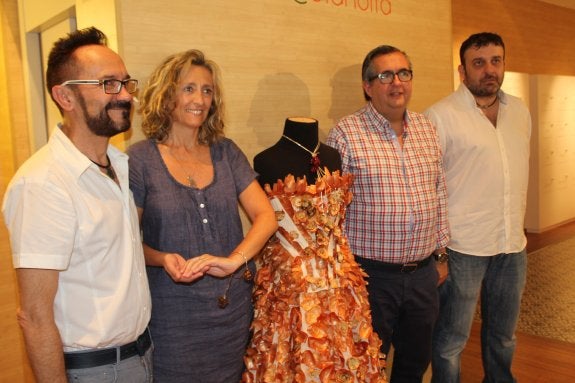 José Ángel Ruiz, Mónica Arcéiz, Luis Portillo y Esteban Alegría. :: m.f.