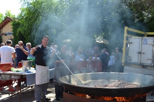 Preparación de la paella. :: p.j.p.