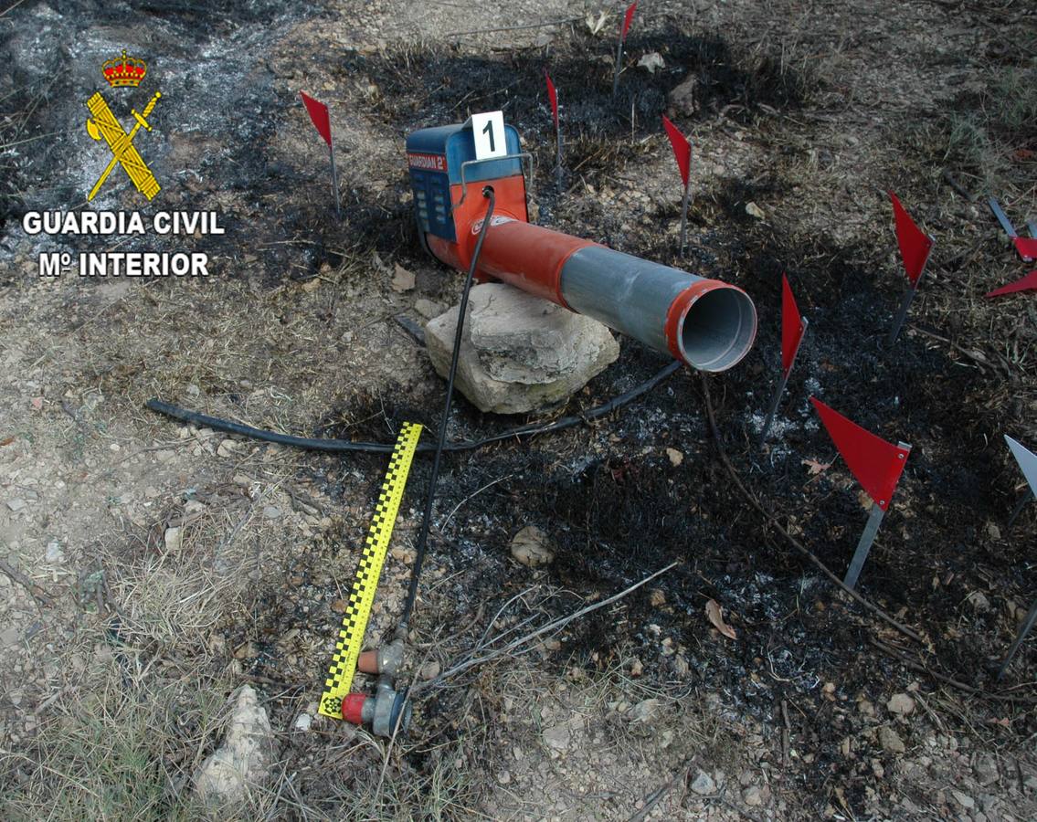 Un 'cañón' defectuoso causó el incendio de Cervera