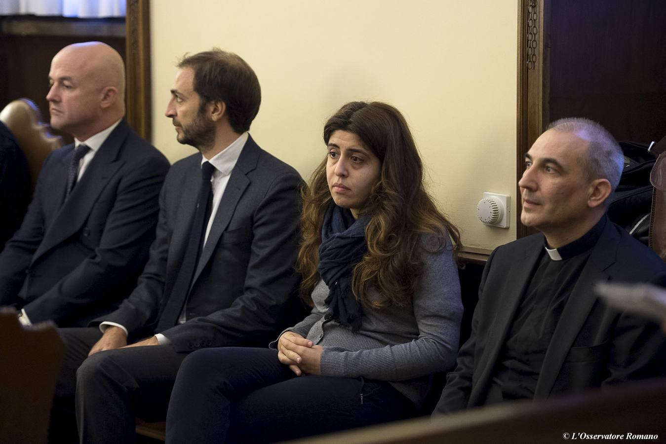 Chaouqui y Vallejo Balda, durante una vista previa al juicio. 