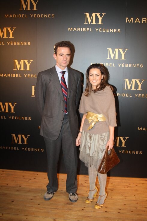 Alessandro Lequio y  su mujer, María Palacios. :: AFP