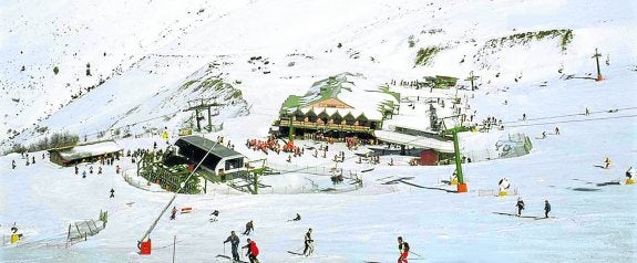 La estación popularizó el esquí y acercó esta práctica deportiva a provincias  y regiones vecinas. :: Valdezcaray