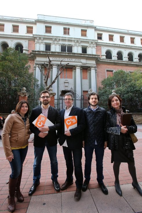 Quijano, con Ubis y San Martín en la campaña de las municipales. 