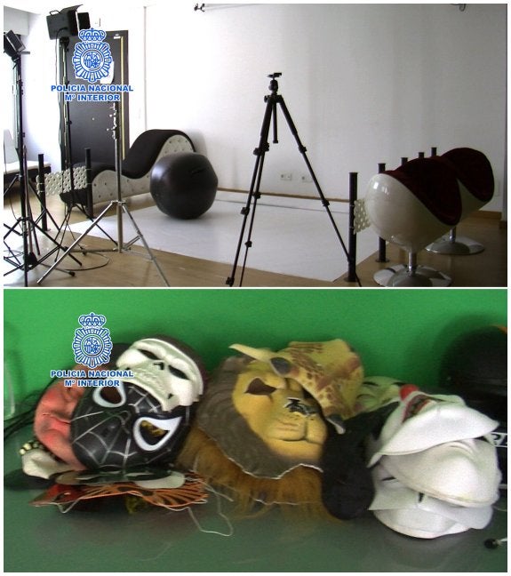 Una estancia del estudio de Madrid donde Torbe llevaba a cabo las grabaciones de porno. :: r. c. 