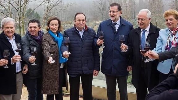 Diciembre de 2015, última visita de Rajoy a La Rioja