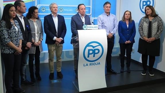 Presentación de los candidatos del PP.