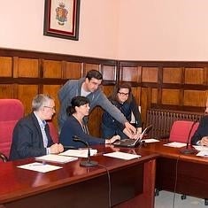 Los portavoces de PP y PSOE, elegidos presidentes de mesa en Santo Domingo