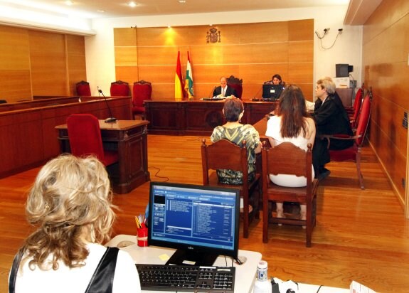 Ayer se celebró en la Audiencia Provincial la segunda jornada del juicio. 