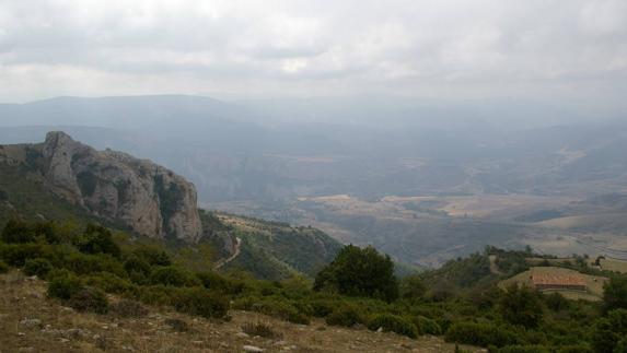 Panorámica desde la cubre de Serradero. 