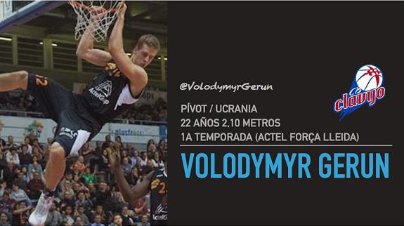 El Clavijo refuerza su juego interior con el pívot ucraniano Gerun