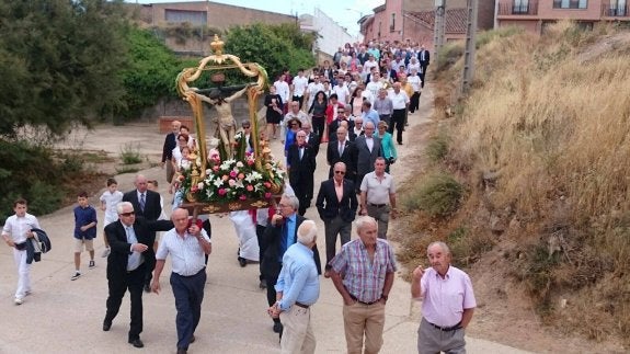 Imagen de la procesión del Cristo de los Buenos Temporales. :: 