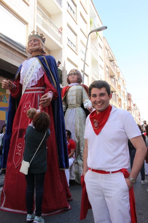 Domínguez, en las fiestas. :: 