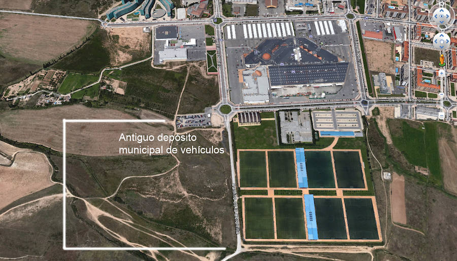 Vista aérea de la nueva zona comercial que aflora en el sector Las Tejeras. 