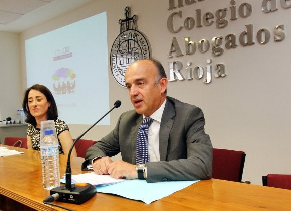 José María Cid, decano de los abogados de Logroño. 