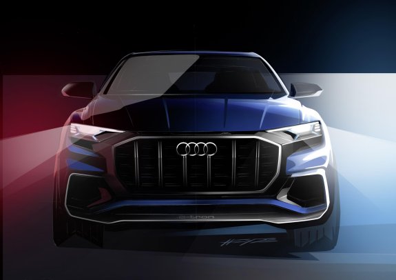 Concepto.  Audi Q8 concept que se presenta en el Salón de Detroit. :: L.R.M.