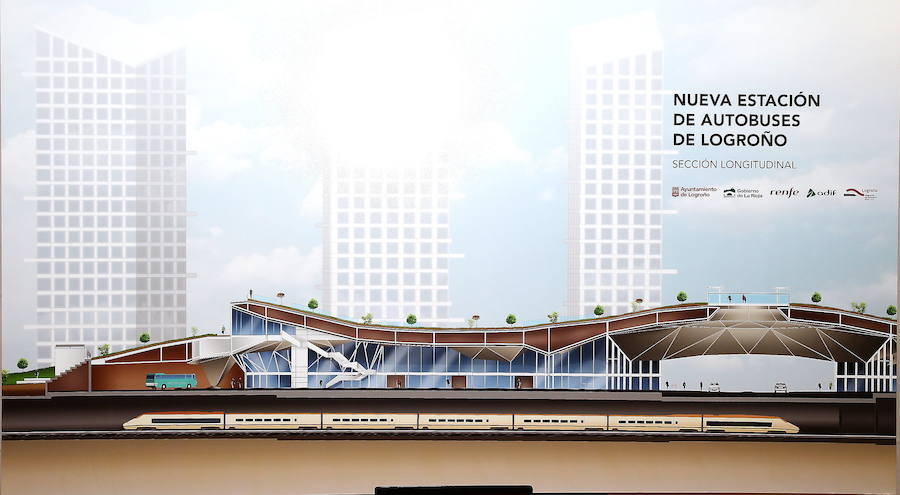 Imagen digital de la que será la nueva estación de autobuses. 