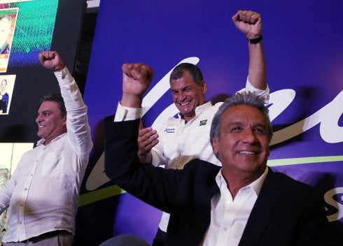 Moreno, a un paso de ahorrarse la segunda vuelta en Ecuador