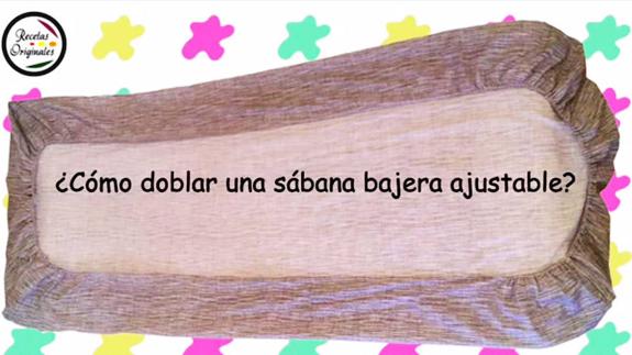 ¿Sabes doblar correctamente una sábana ajustable?