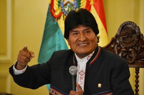 Evo Morales. :: reuters