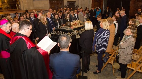 Diversas autoridades regionales y locales acudieron al tradicional acto religioso. :: díaz uriel