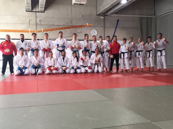 RODRIGO IBÁÑEZ, CON LA SELECCIÓN DE KARATE