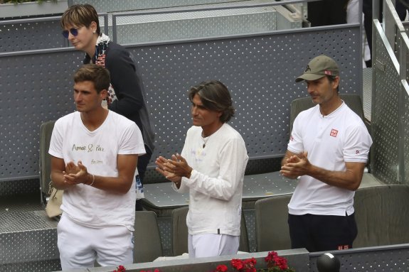 EL ARNEDANO ÍMAZ, CON DJOKOVIC